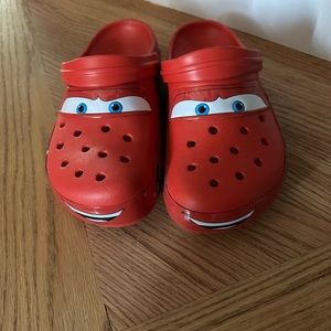 RARE adult lightning McQueen crocs